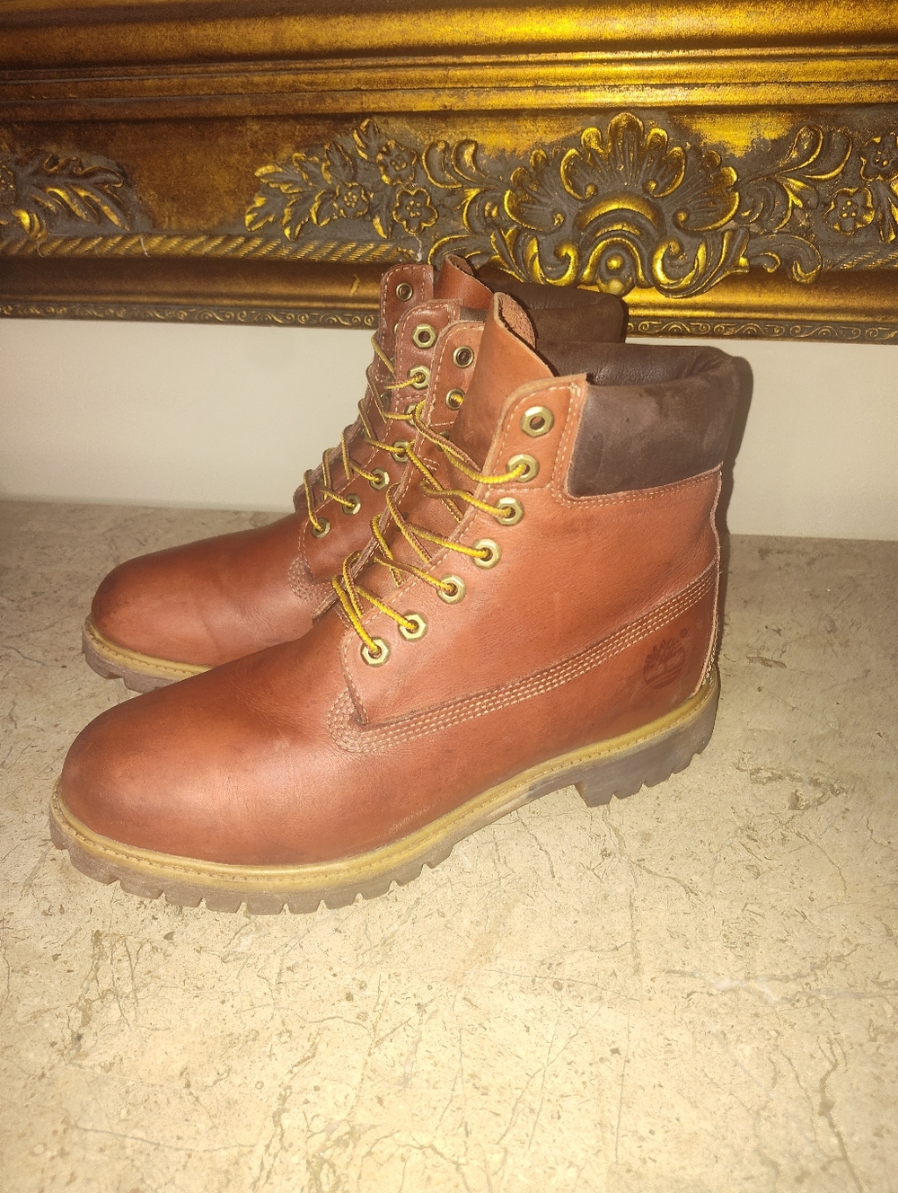 Timberland Chestnut Waterproof Brown Leather Lace-Up Boots
